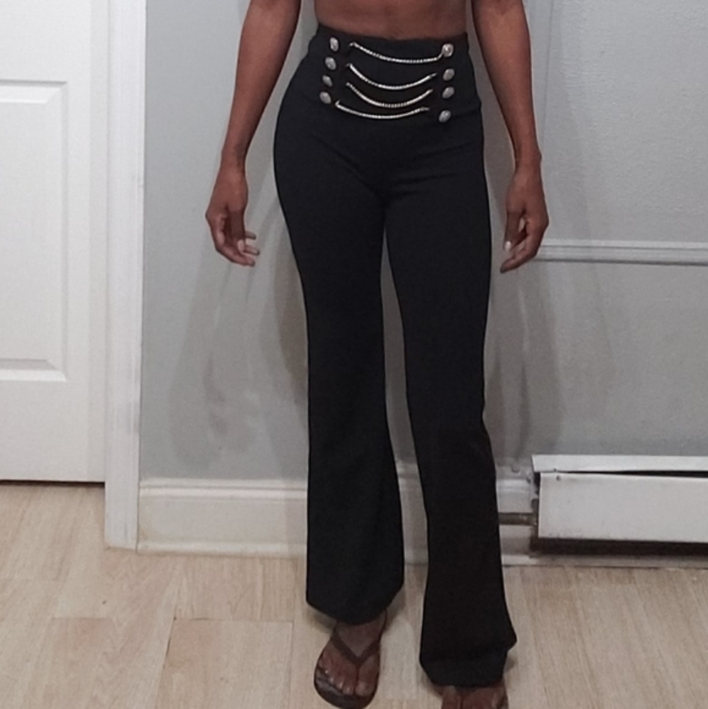 Black Highwaist dressy pants